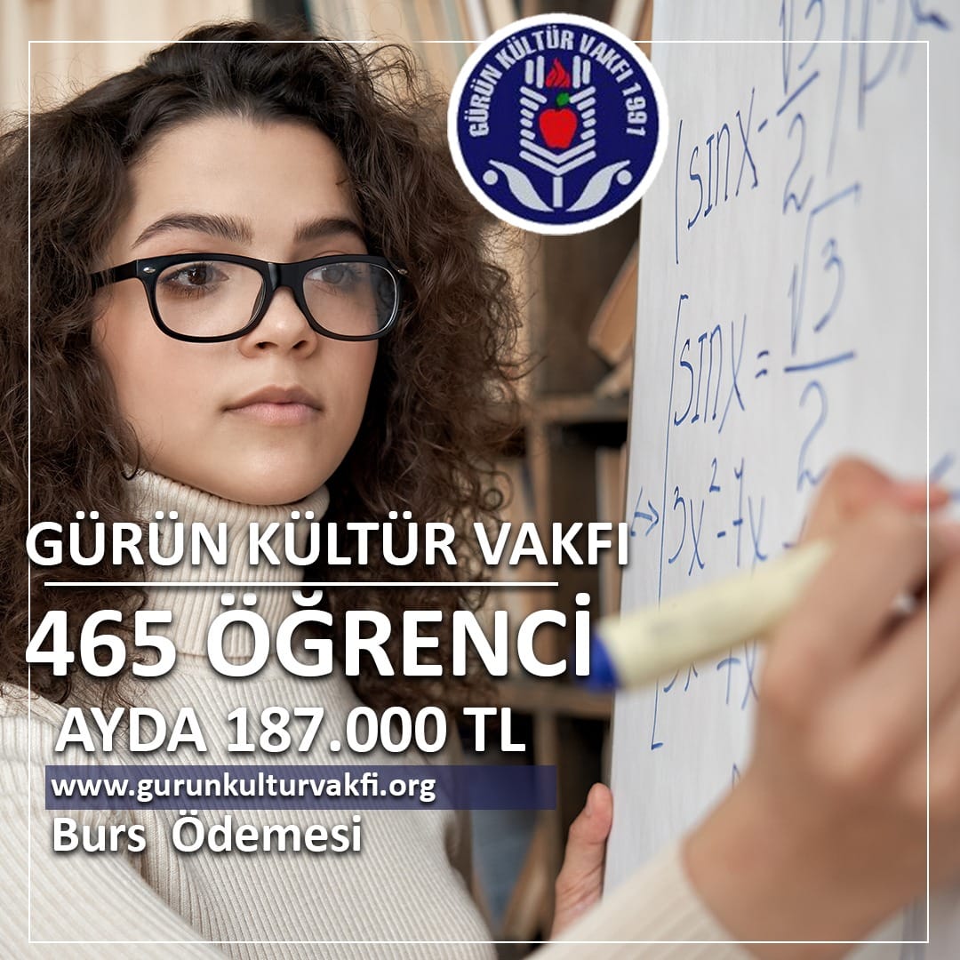 VAKFIMIZ 465 ÖĞRENCİYE BURS VERMENİN MUTLULUĞUNU YAŞAMAKTADIR.