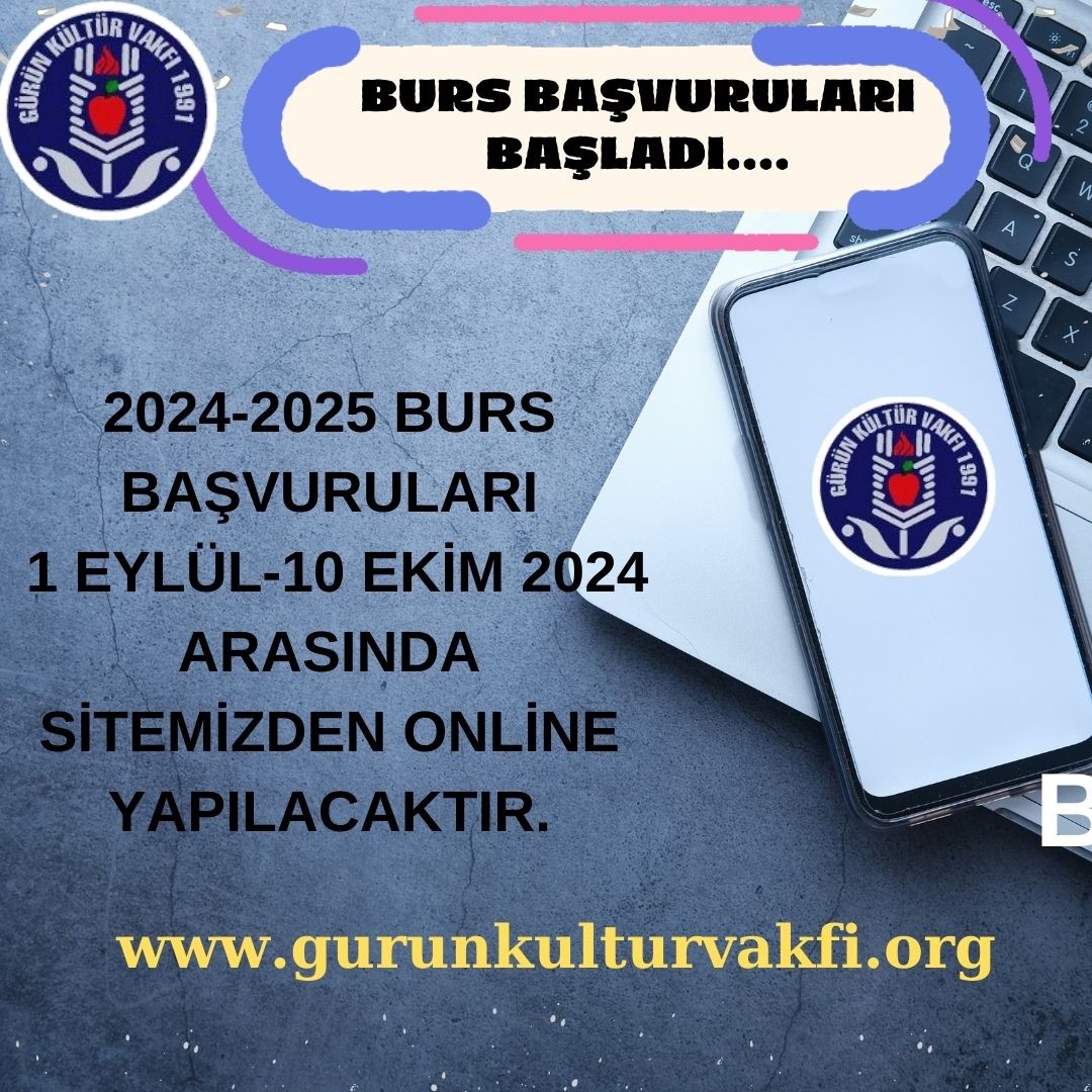 BURS BAŞVURULARI BAŞLADI....