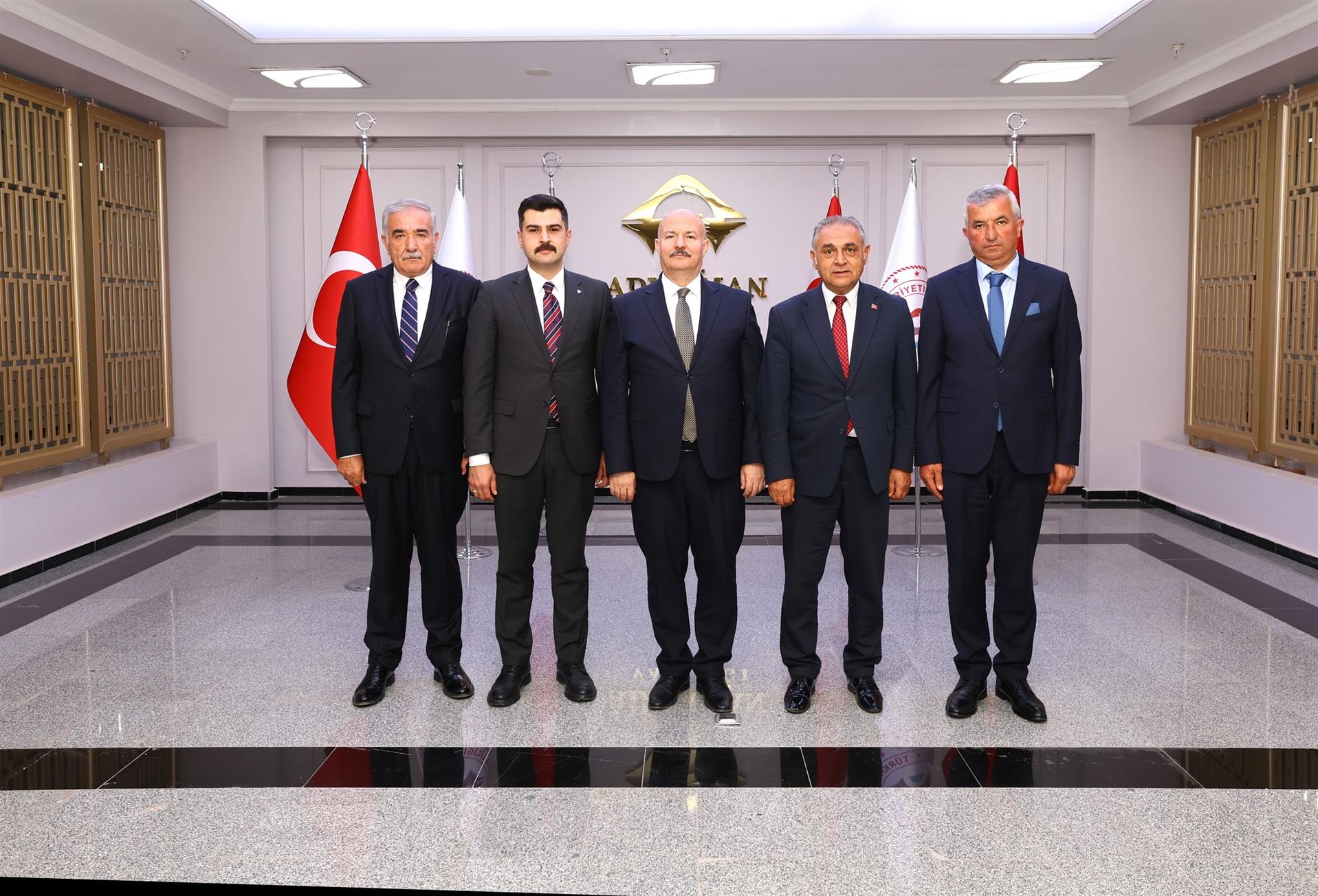 ADIYAMAN VALİSİ SN. ABDULLAH KÜÇÜK’E HAYIRLI OLSUN ZİYARETİ