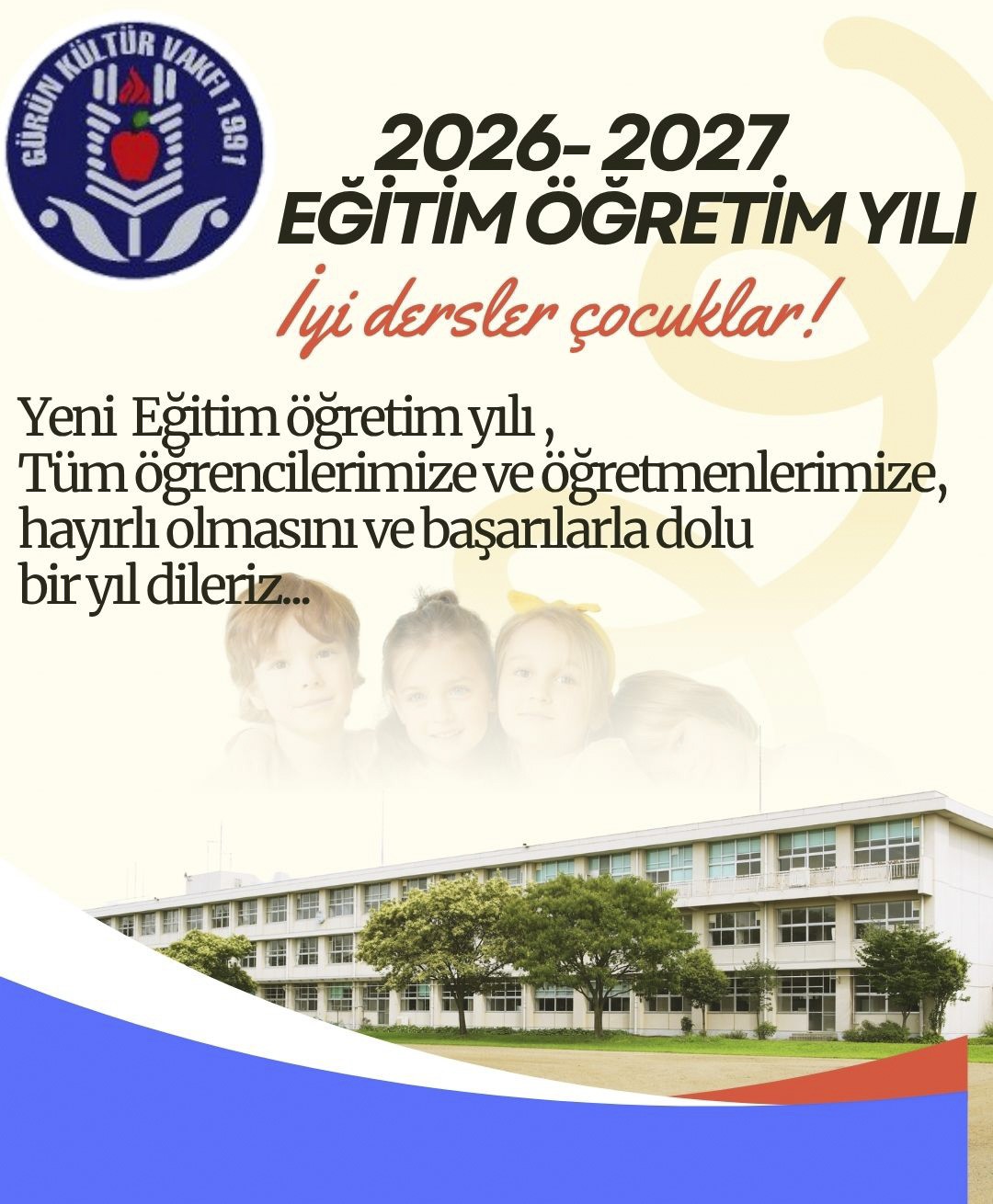 YENİ EĞİTİM ÖĞRETİM YILI HAYIRLI OLSUN....