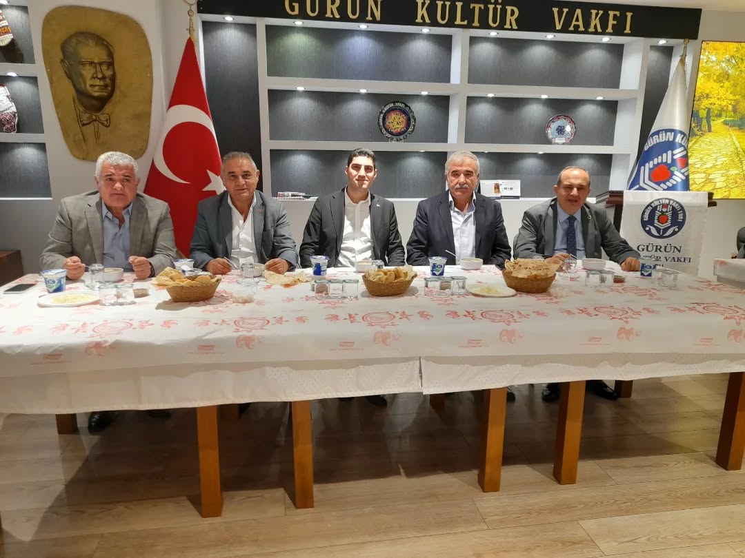 GÜRÜN KAYMAKAMI VE BELEDİYE BAŞKANI NI VAKFIMIZ DA AĞIRLAMAKTAN ONUR DUYDUK