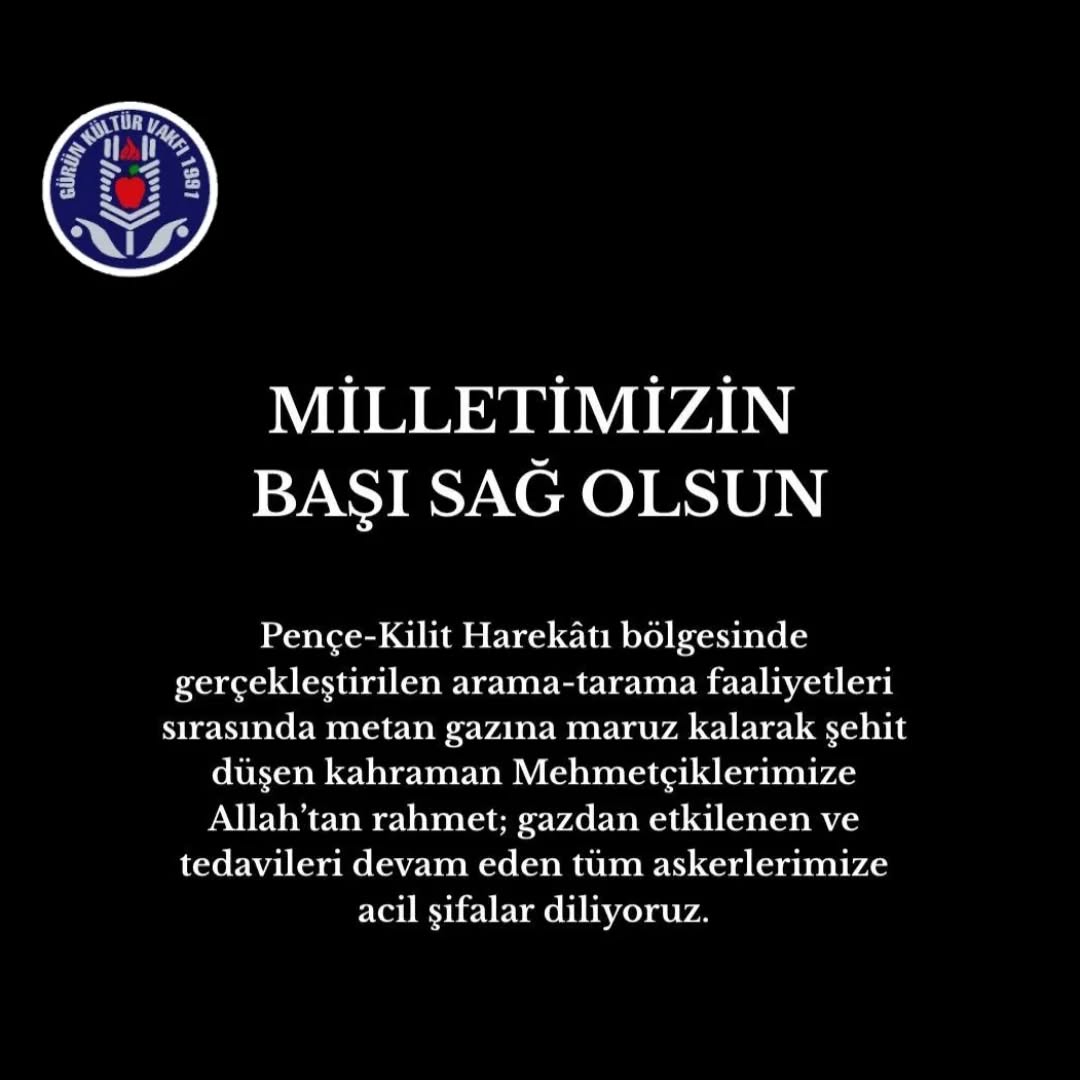 MİLLETİMİZİN BAŞI SAĞOLSUN