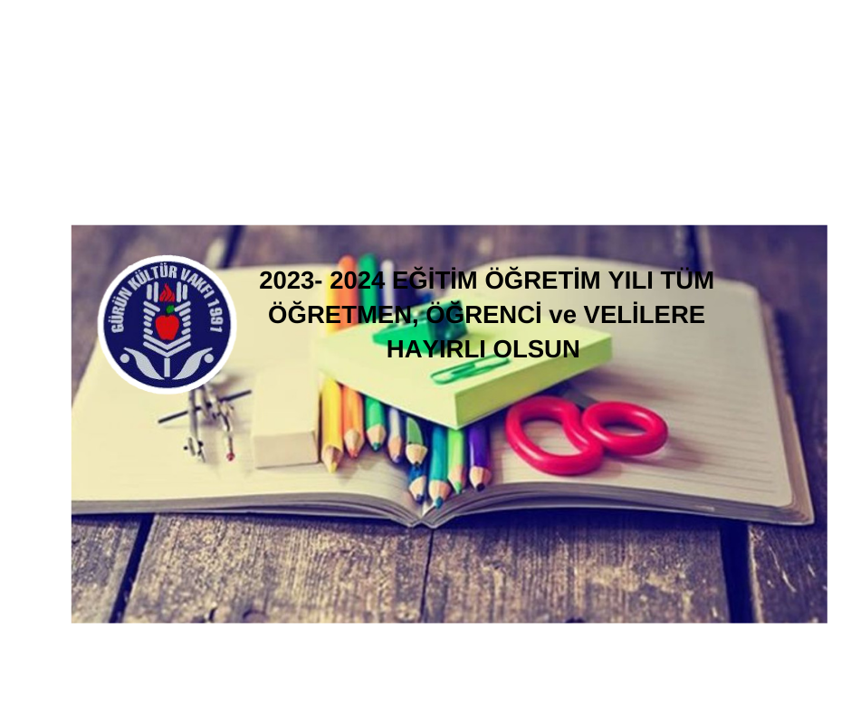 YENİ EĞİTİM ÖĞRETİM YILI HAYIRLI OLSUN