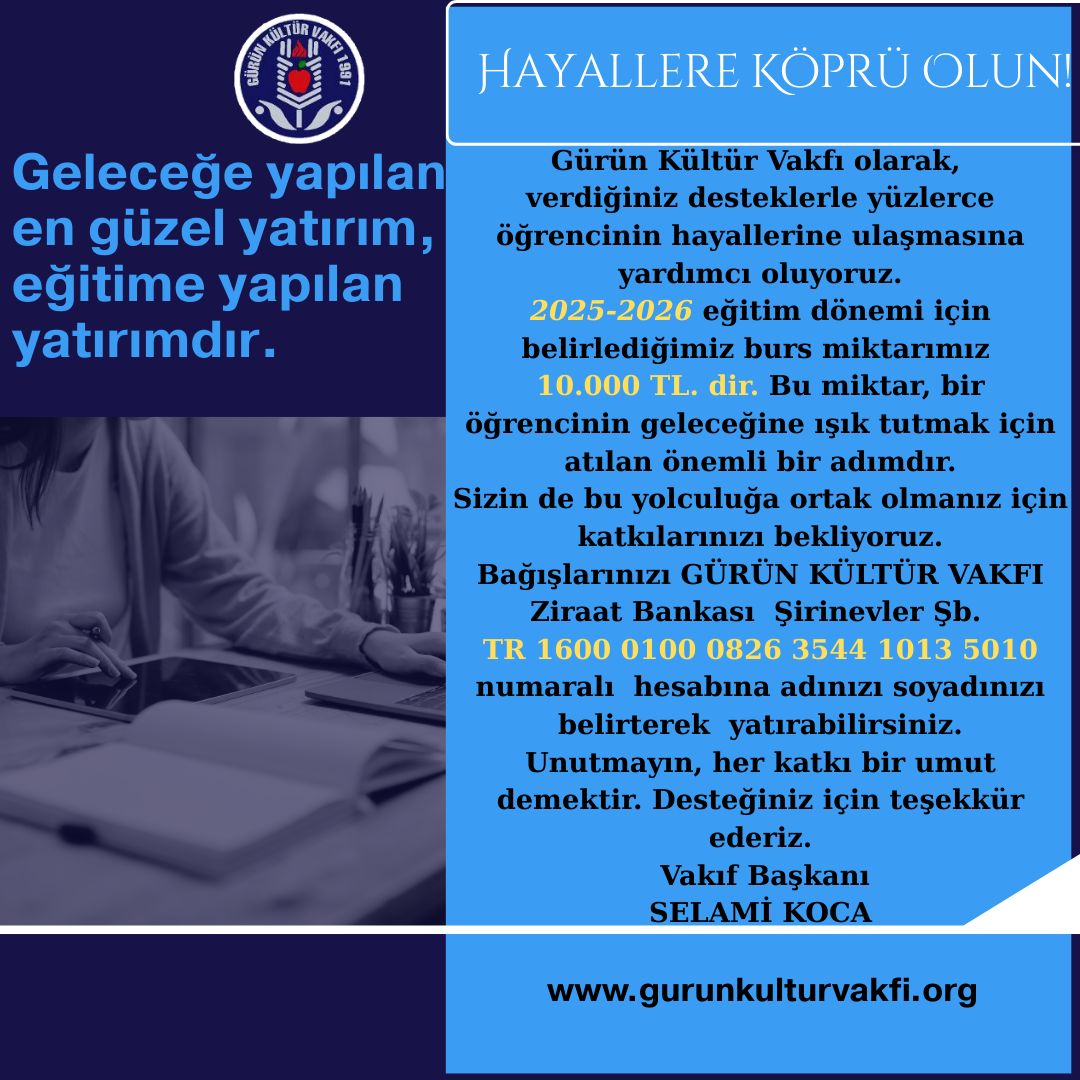 HAYALLERE KÖPRÜ OLUN