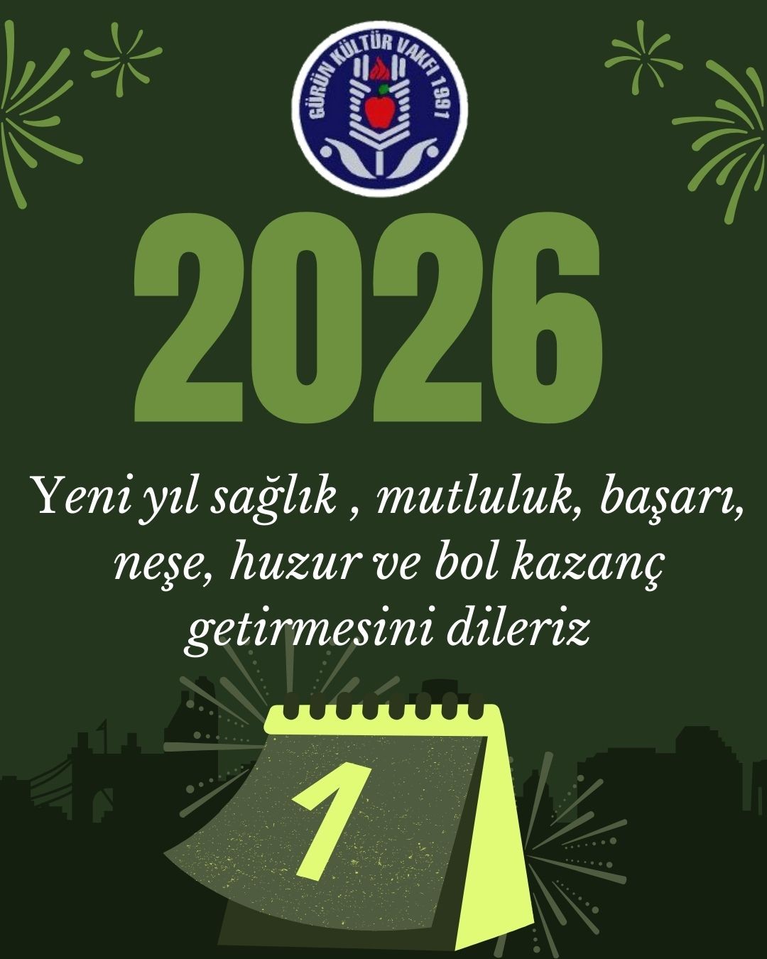 YENİ YILINIZ KUTLU OLSUN