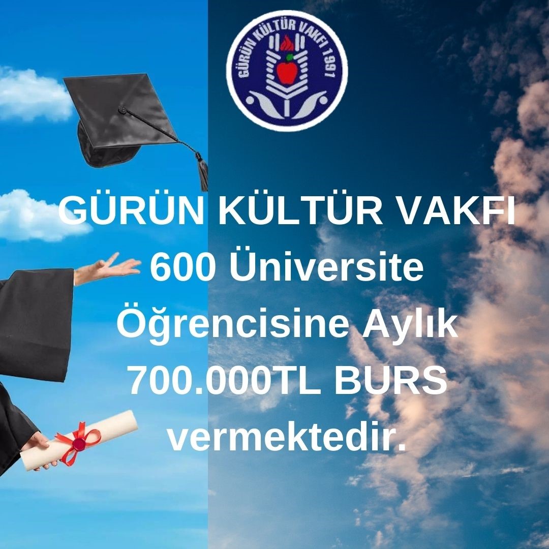 VAKFIMIZ 600 GÜRÜN'LÜ ÜNİVERSİTE ÖĞRENCİSİNE BURS VERDİ...