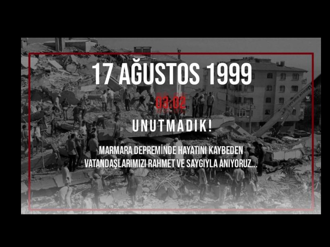 1999 DEPREMİ Nİ UNUTMADIK!!!