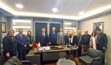 VAKFIMIZDA BAHÇELİEVLER SİVASLILAR DERNEĞİ BAŞKANI VE YÖNETİM KURULUNU  MİSAFİR ETTİK.