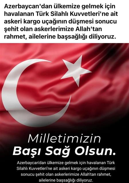 MİLLETİMİZİN BAŞI SAĞOLSUN