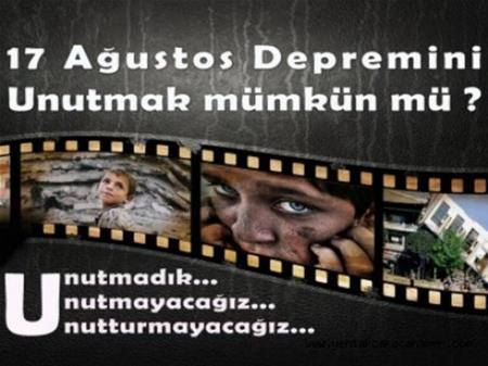 1999 DEPREMİ Nİ UNUTMADIK!!!