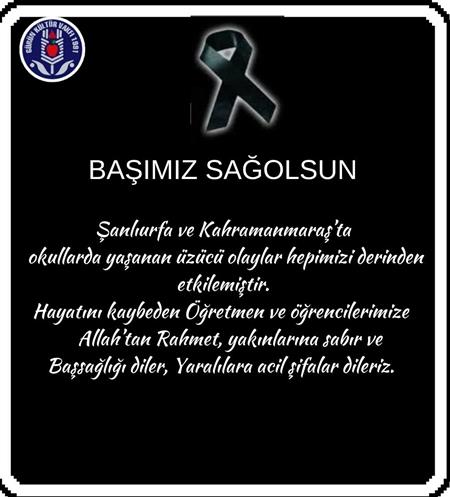 BAŞIMIZ SAĞOLSUN...