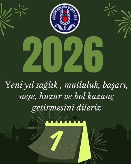 YENİ YILINIZ KUTLU OLSUN