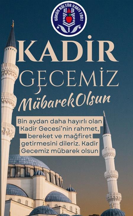 KADİR GECEMİZ MÜBAREK OLSUN