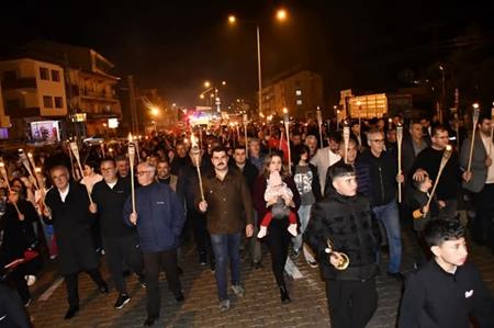 BAŞKANIMIZ SN. SELAMİ KOCA GÜRÜN’DEKİ FENER ALAYINA KATILDI