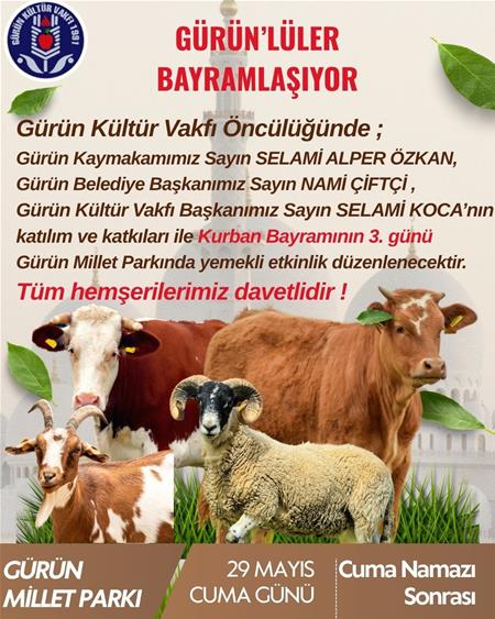  GÜRÜN DE BAYRAM SOFRASINDA BULUŞUYORUZ..