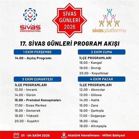 17. SİVAS GÜNLERİNDE BULUŞALIM