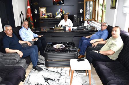 BELEDİYE BAŞKANIMIZ SN. NAMİ ÇİFTÇİ’Yİ   MAKAMINDA ZİYARET ETTİK…