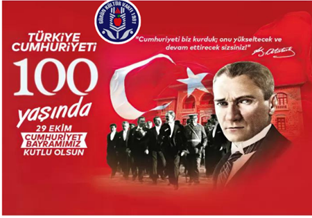 CUMHURİYETİMİZİN 100.YILI KUTLU OLSUN