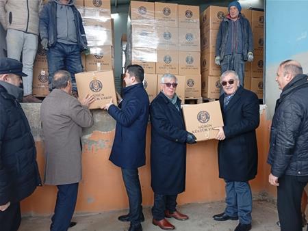 GÜRÜN DE 500 AİLEYE RAMAZAN KUMANYASI DAĞITILDI…