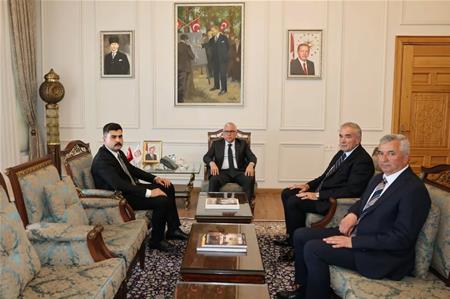 SİVAS VALİMİZ SAYIN  DR.YILMAZ ŞİMŞEK'İ MAKAMINDA ZİYARET ETTİK..