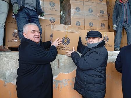 GÜRÜN DE 500 AİLEYE RAMAZAN KUMANYASI DAĞITILDI…