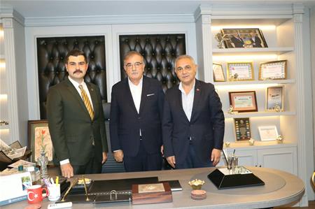 GÜRÜN KAYMAKAMI VE BELEDİYE BAŞKANI NI VAKFIMIZ DA AĞIRLAMAKTAN ONUR DUYDUK