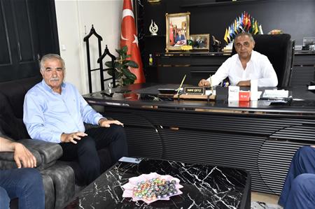 BELEDİYE BAŞKANIMIZ SN. NAMİ ÇİFTÇİ’Yİ   MAKAMINDA ZİYARET ETTİK…