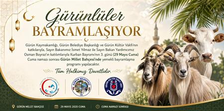 GÜRÜN DE BAYRAM SOFRASINDA BULUŞUYORUZ..