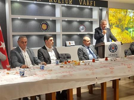 GÜRÜN KAYMAKAMI VE BELEDİYE BAŞKANI NI VAKFIMIZ DA AĞIRLAMAKTAN ONUR DUYDUK