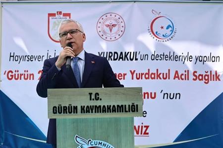 GÜRÜN’DE SEVGİ & ÖMER YURDAKUL ACİL SAĞLIK HİZMETLERİ İSTASYONU AÇILDI…