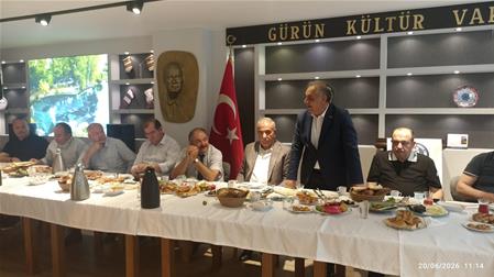 GÜRÜN'DEN GELEN HEMŞEHRİLERİMİZİ VAKIFIMIZDA MİSAFİR ETTİK