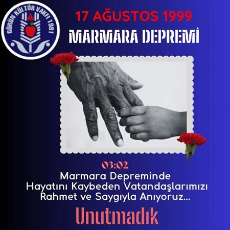 17 AĞUSTOS 1999 MARMARA DEPREMİ
